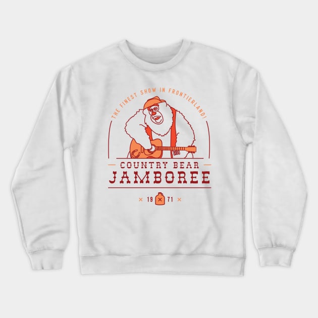 Country Bear Jamboree Crewneck Sweatshirt by stuffsarahmakes